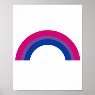 Poster Bisexual Rainbow