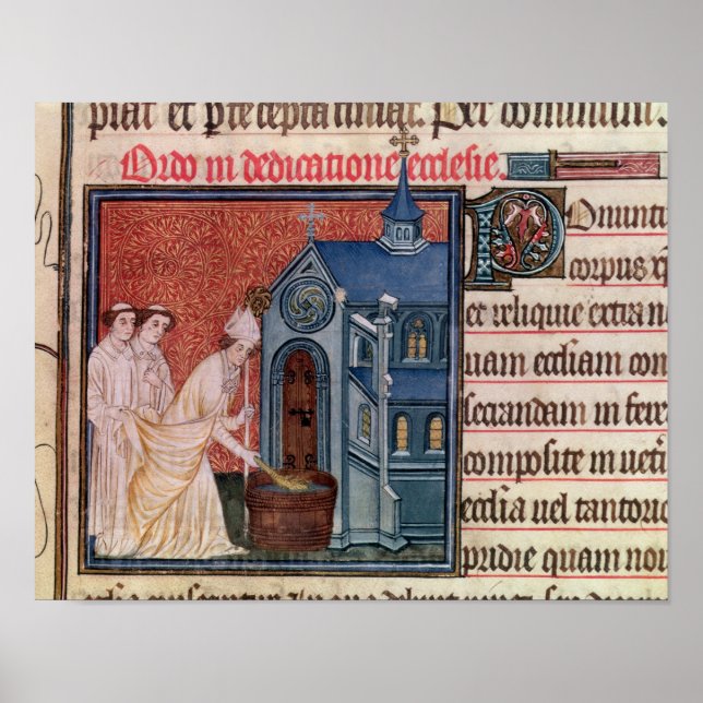 Póster Bishop Consecating a Church (Frente)