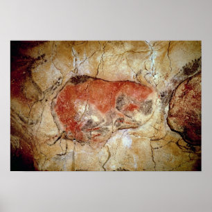 Poster Bisonte das cavernas de Altamira