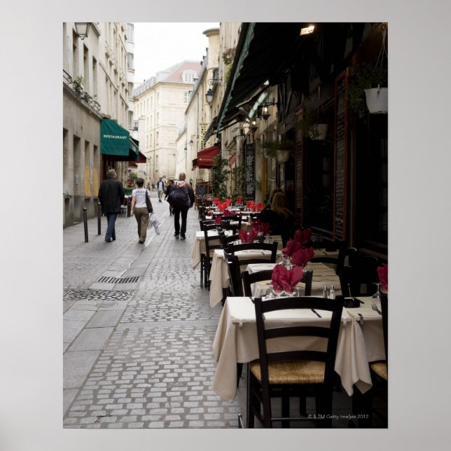 Póster Bistro em Paris 2 (Frente)