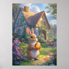Poster Bitmoeda Rabbit Hole Coelho Páscoa Coelho