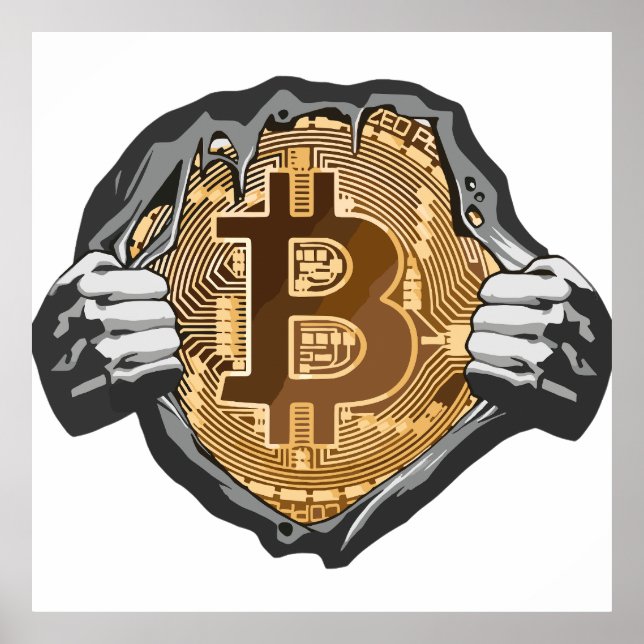 Poster Bitmoeda Super Hero (Frente)