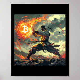 Poster Bitmoney Black Strap Judo Martit Karate
