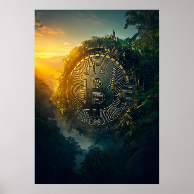 Poster Bitmoney na selva (Frente)