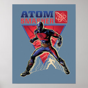 Poster Black Adam Gráfico de Caracteres Atom Smasher