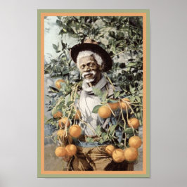 Póster Black America Vintage Nan em Orange Grove