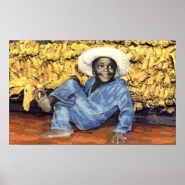 Póster Black America Vintage Young Boy