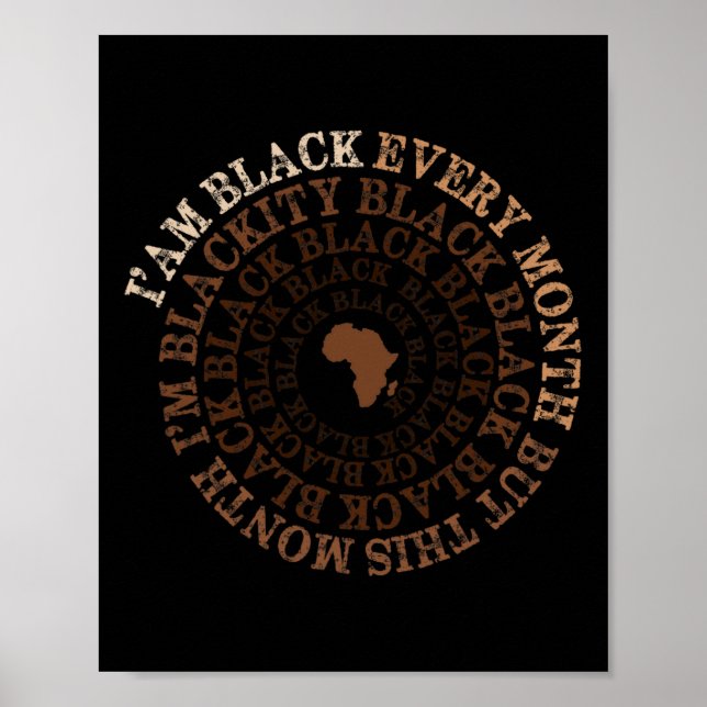 Poster Black Black History Month Celebrati (Frente)