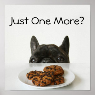 Póster Black Brindle French Bulldog