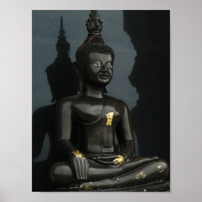 Poster Black Buddha... Nong Khai, Isaan (Frente)