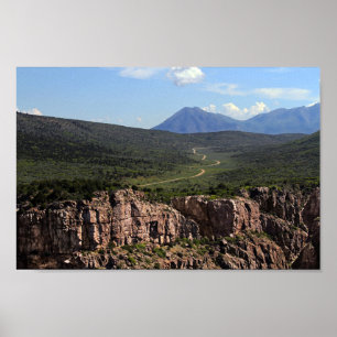 Póster Black Canyon Road no Colorado