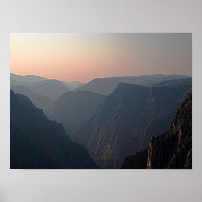Poster Black Canyon Sunrise (Frente)