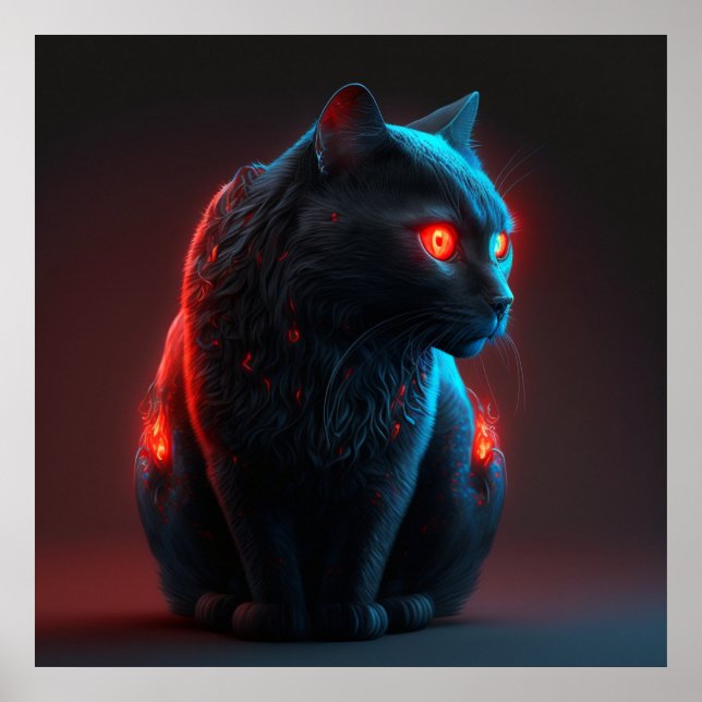 Poster Black Cat (Frente)