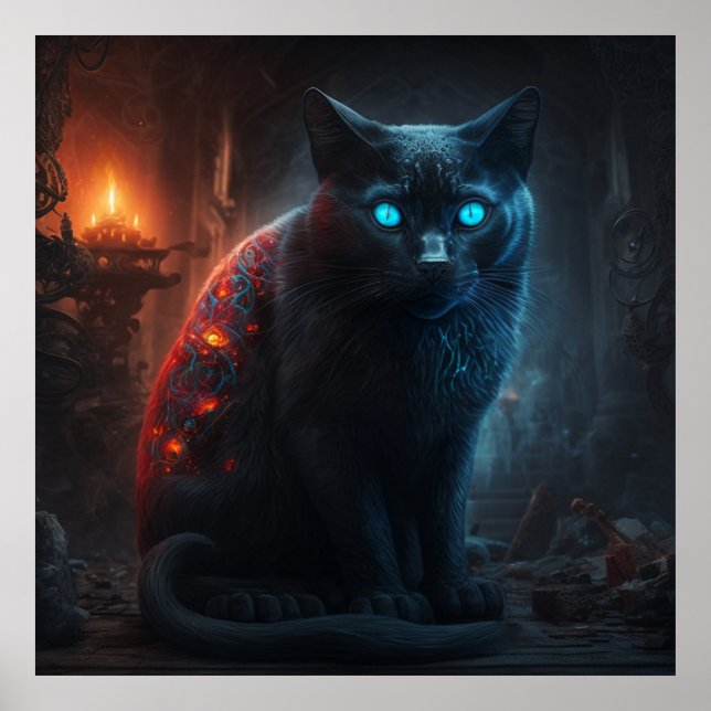 Poster Black Cat (Frente)