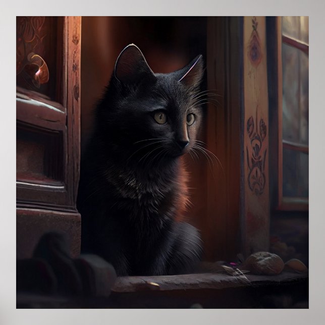 Poster Black Cat (Frente)