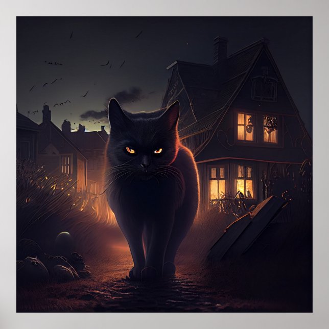 Poster Black Cat (Frente)