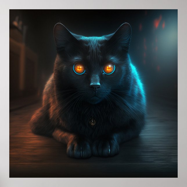 Poster Black Cat (Frente)