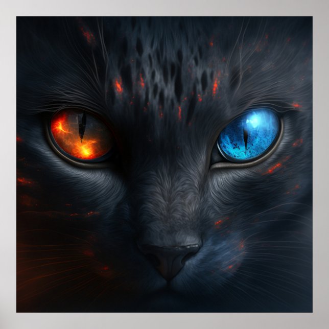 Poster Black Cat (Frente)