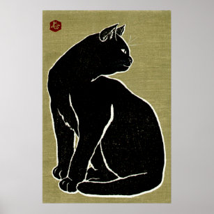 Poster Black Cat Hasegawa Sadanobu III 20 C.