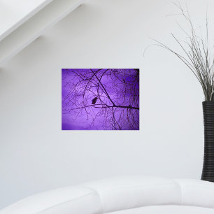 Póster Black Crown Purple Sky
