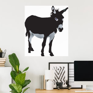 Poster Black Donkey