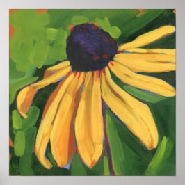 Poster Black Eyed Susan Large Floral