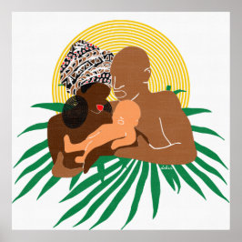 Poster Black Family Brown Love Black Love