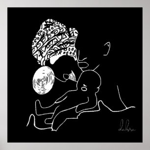 Poster Black Family Brown Love Black Love