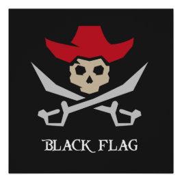 Póster Black Flag Pirate Skull