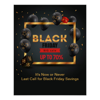 Póster Black Friday 