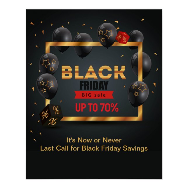 Póster Black Friday  (Frente)