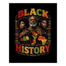 Póster Black History