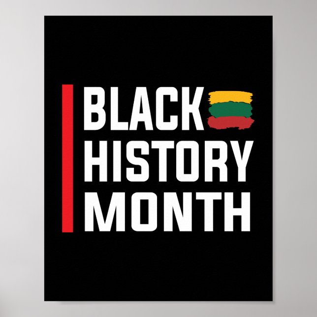 Poster Black History Month (Frente)
