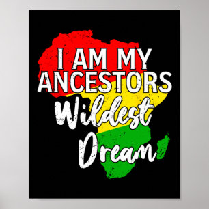 Poster Black History Month African American Blm Juneteent