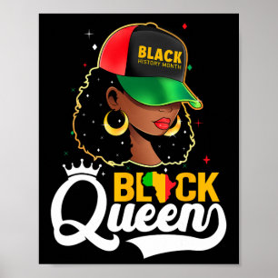 Poster Black History Month Black Queen
