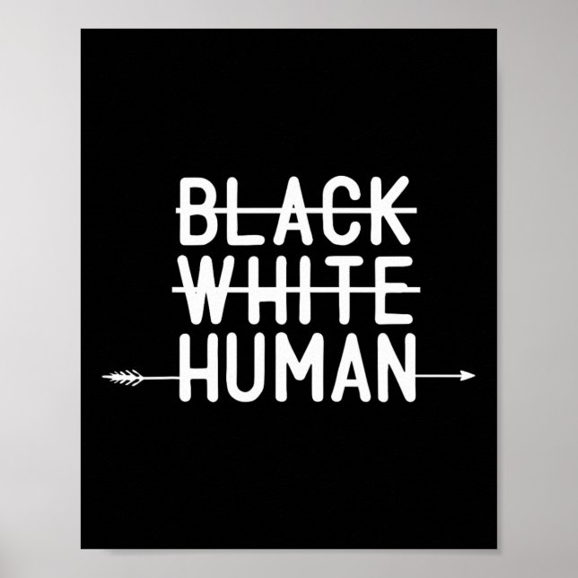 Poster Black History Month Black White Human African Amer (Frente)