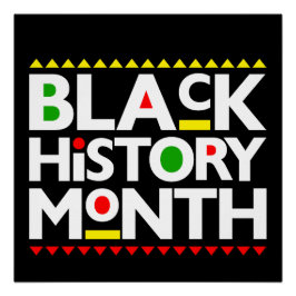 Póster Black History Month Melanin Men Women Girls & Boys