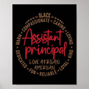 Poster Black Istor Principal Love African American