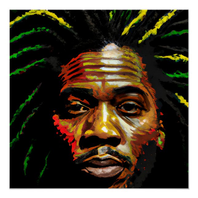 Póster Black King Melanin Man Bruh Men Son Prince (Frente)