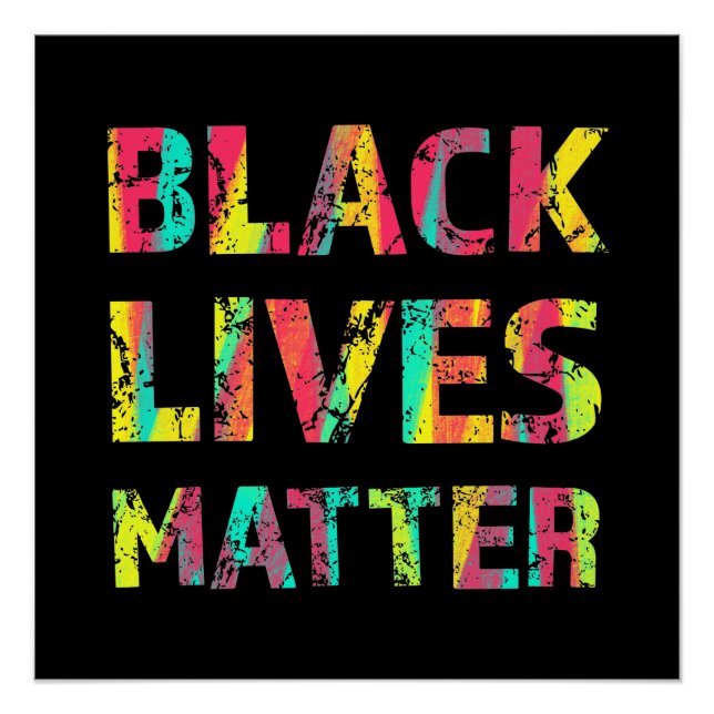 Póster Black Lives Matter Painting 01 Uprising Multi Size (Frente)