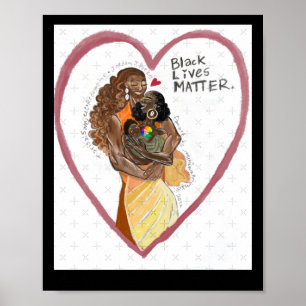 Poster Black Lives Redemptor Fanart Jordan Ifueko Sticker