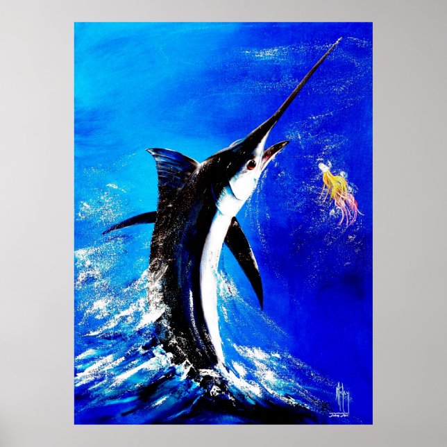 Póster Black Marlin "Black Attack (Frente)