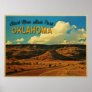 Poster Black Mesa Oklahoma