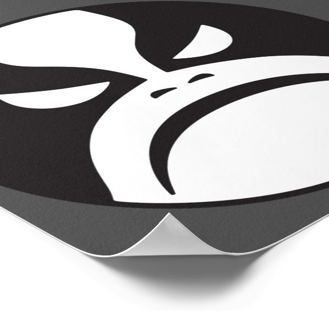 Póster Black Metal Icon (Borda)