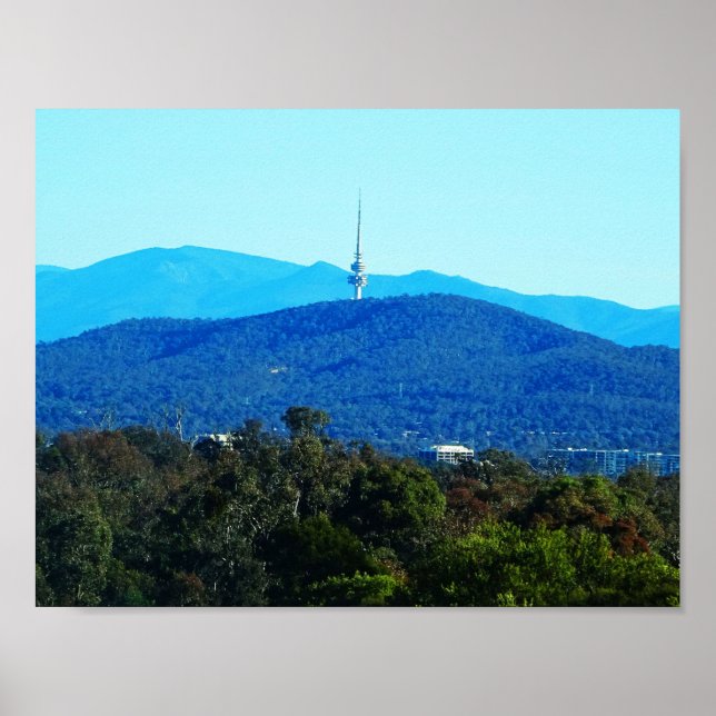 Poster Black Mountain - Canberra (Frente)