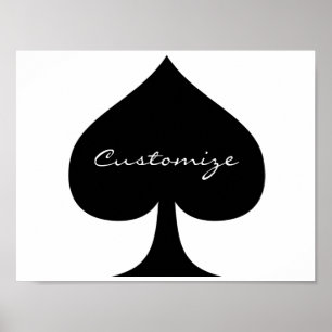 Poster Black Queen of Spades Black Thunder_Cove