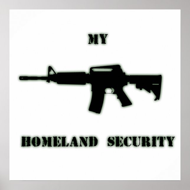 Poster Black Rifle AR-15 da Art Online do Phil (Frente)