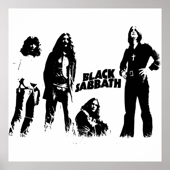 Poster Black Sabbath Group (Frente)