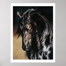 Póster Black Satin - print