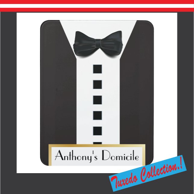Póster Black Tie Tuxedo 🎩 Engraçado Monograma (A worthy addition to your unique collection of worthiness)